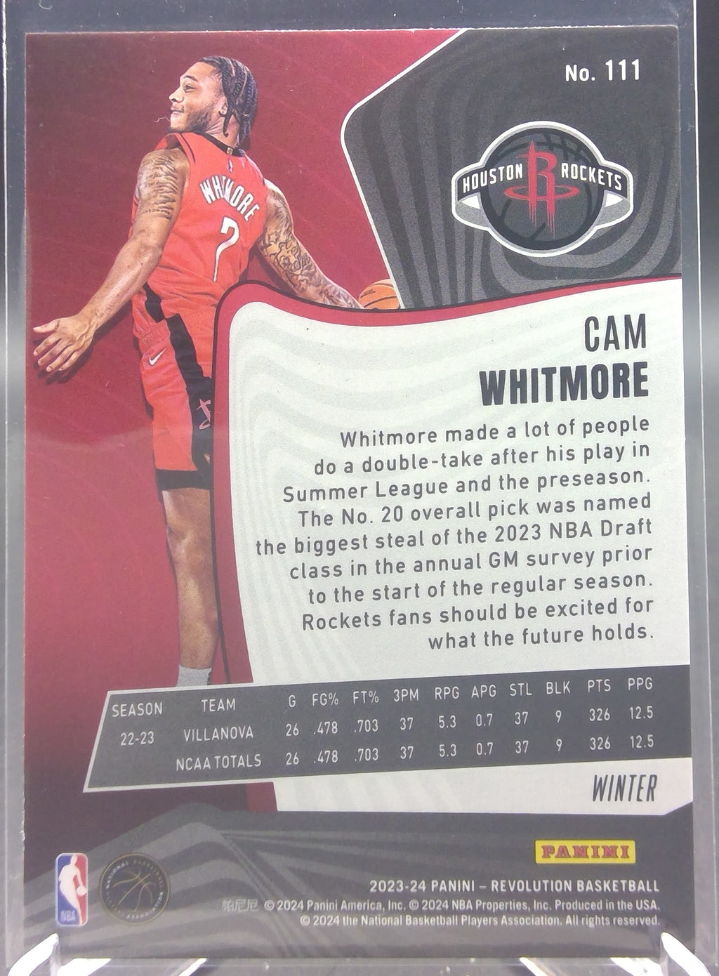 Cam Whitmore #111