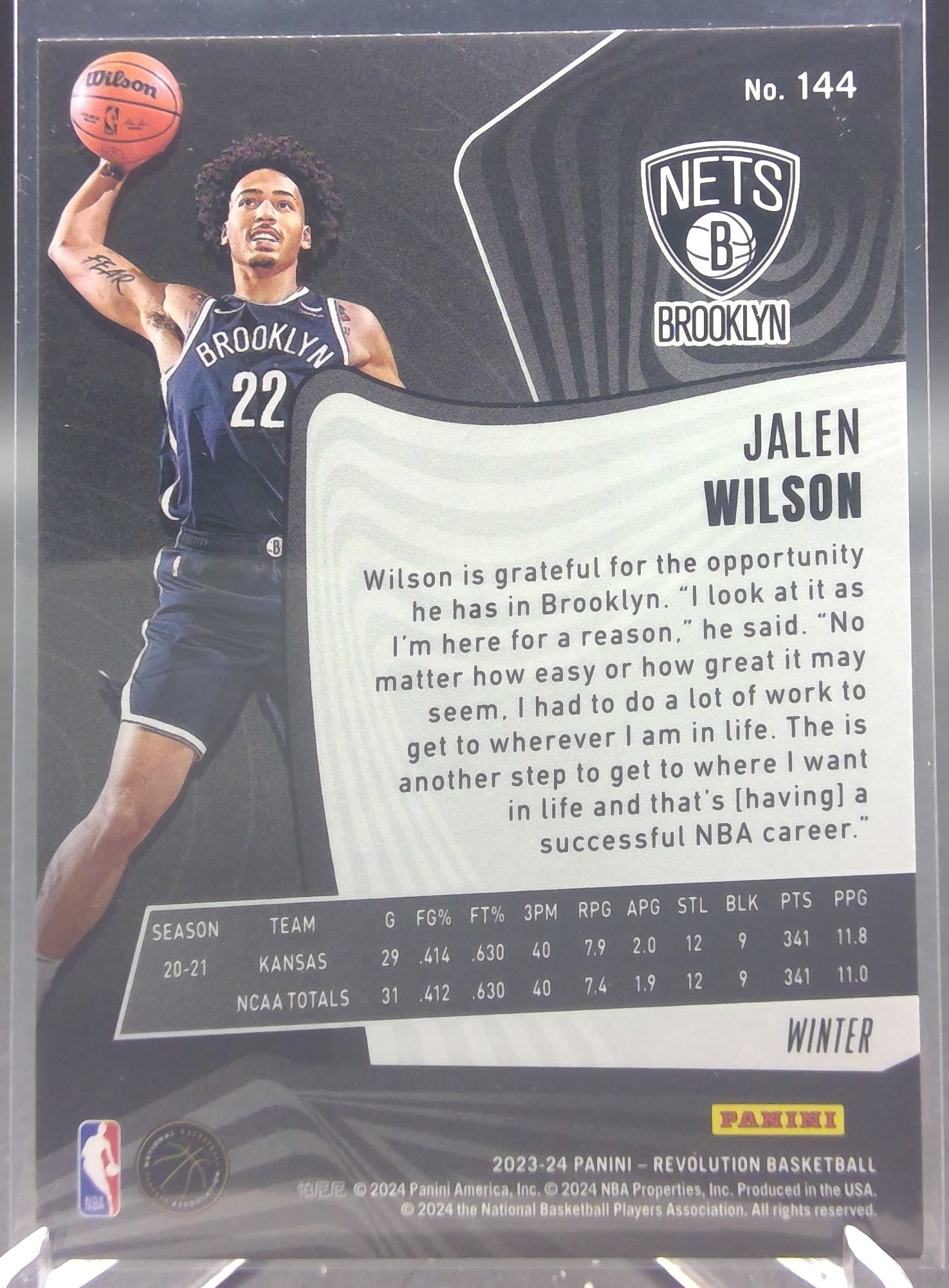 Jalen Wilson #144