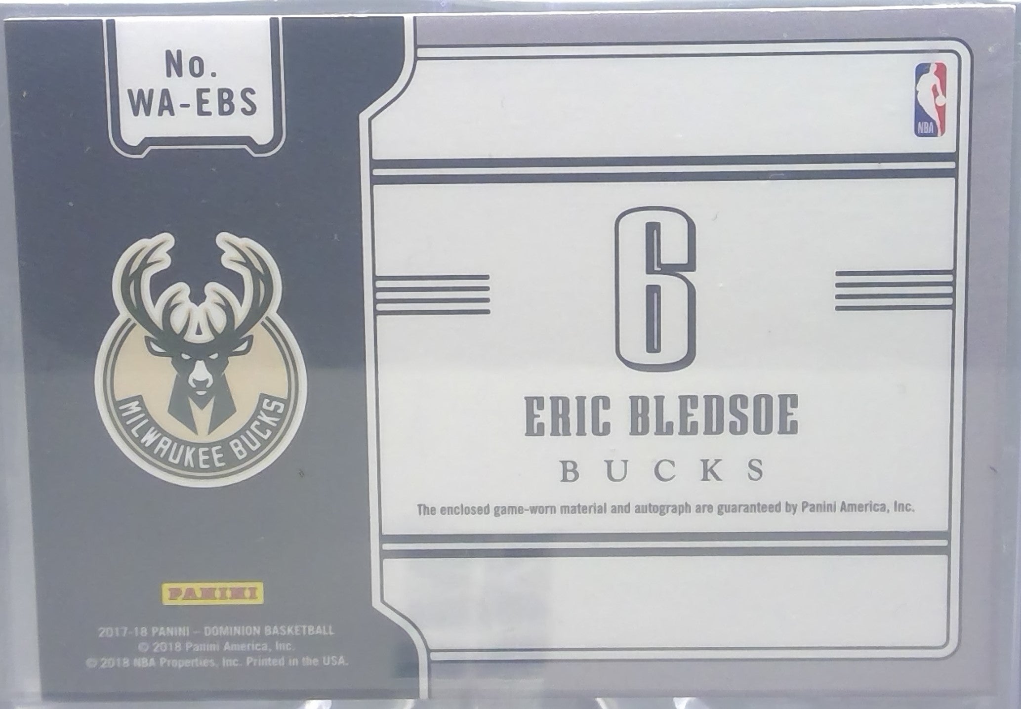 Eric Bledsoe #WA-EBS