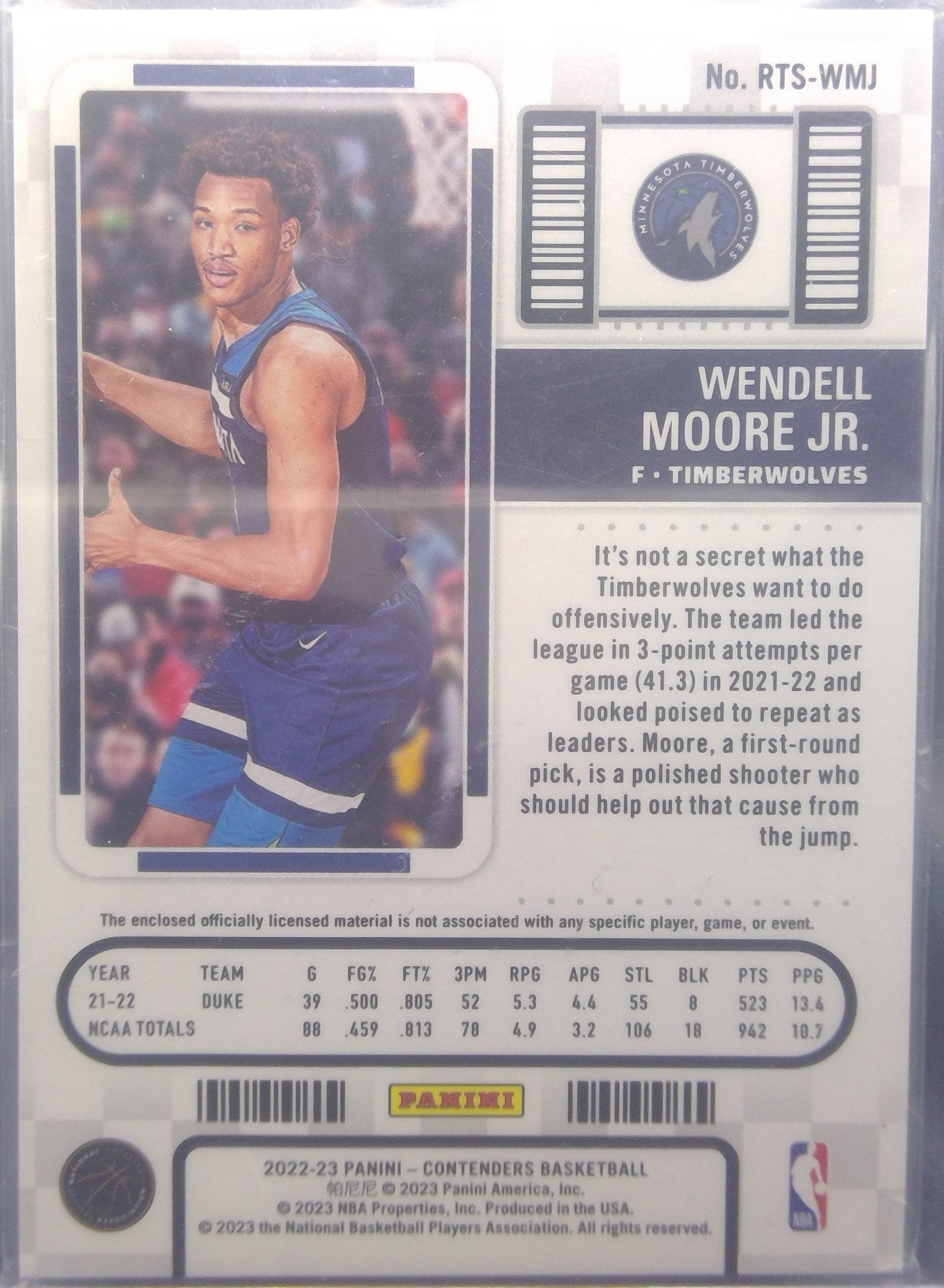 Wendell Moore Jr. #RTS-WMJ