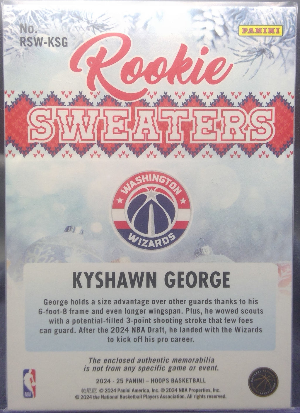 Kyshawn George #RSW-KSG