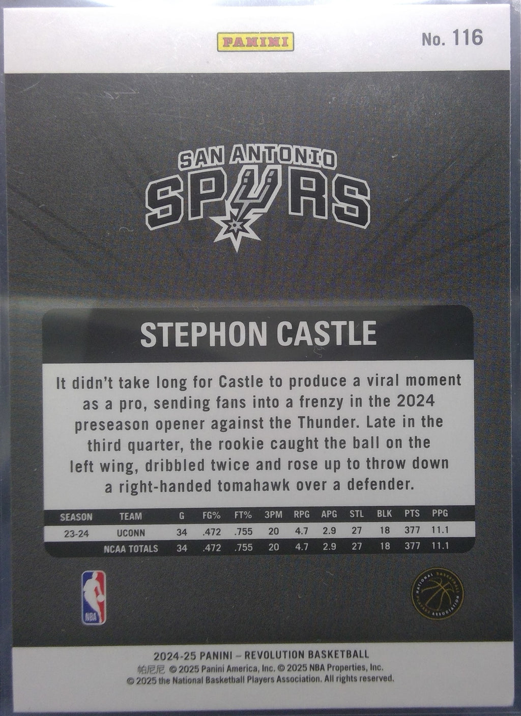 Stephon Castle #116