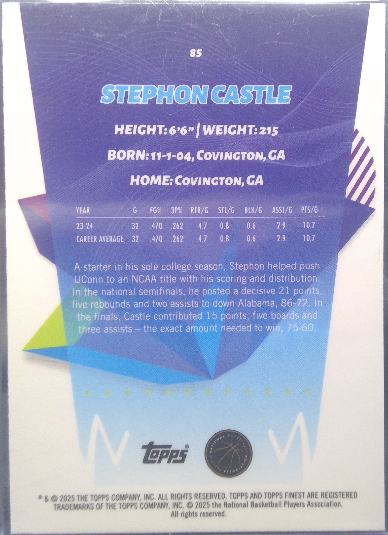 Stephon Castle #85