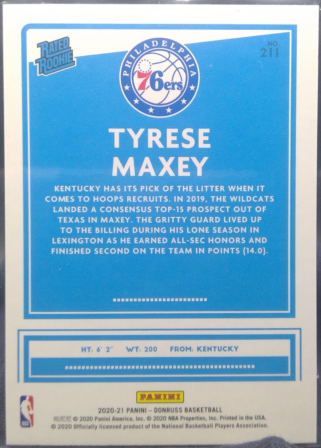 Tyrese Maxey #211