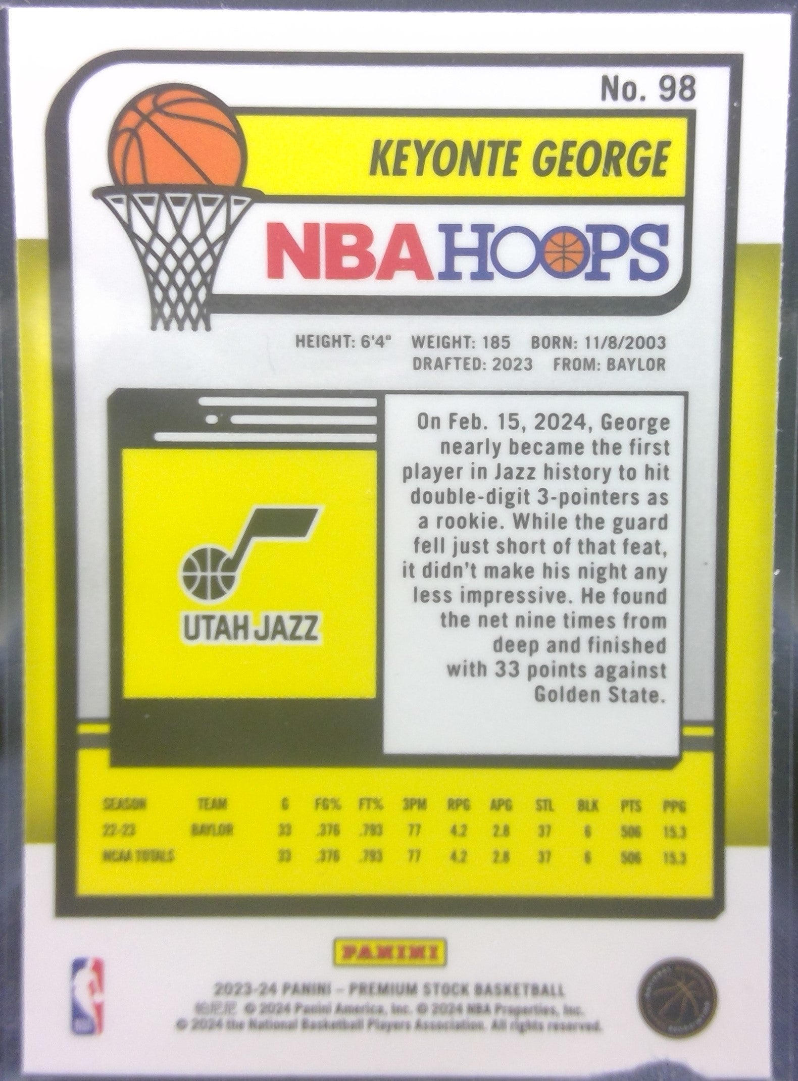 Keyonte George #98