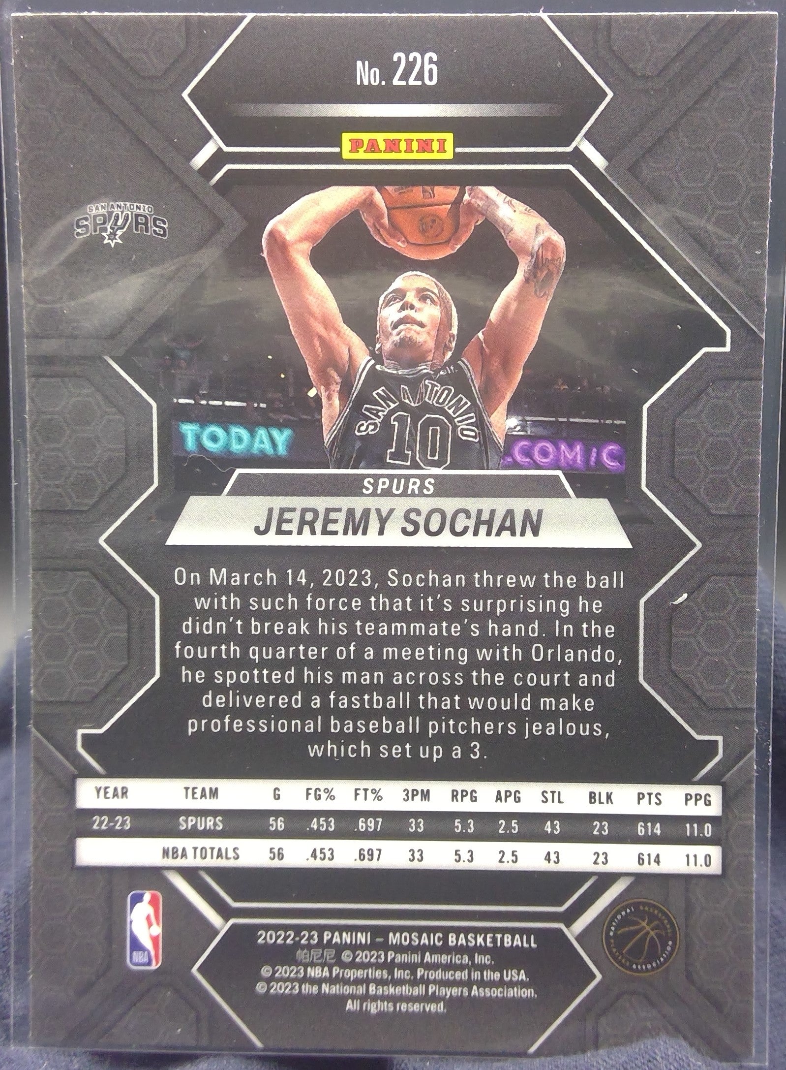 Jeremy Sochan #226