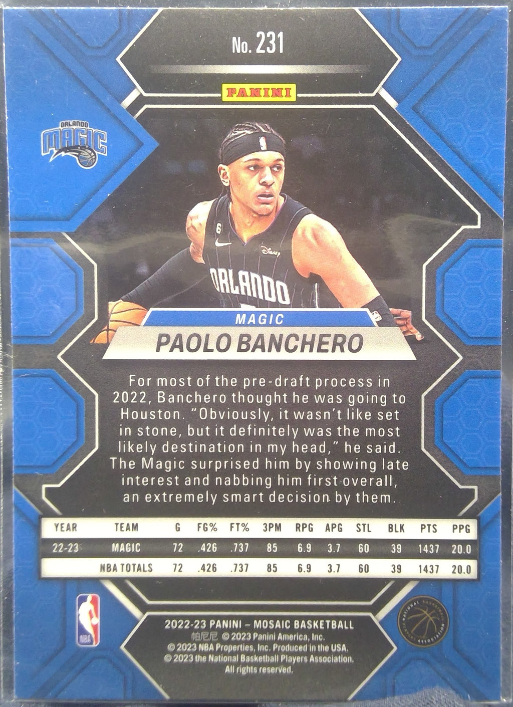 Paolo Banchero #231