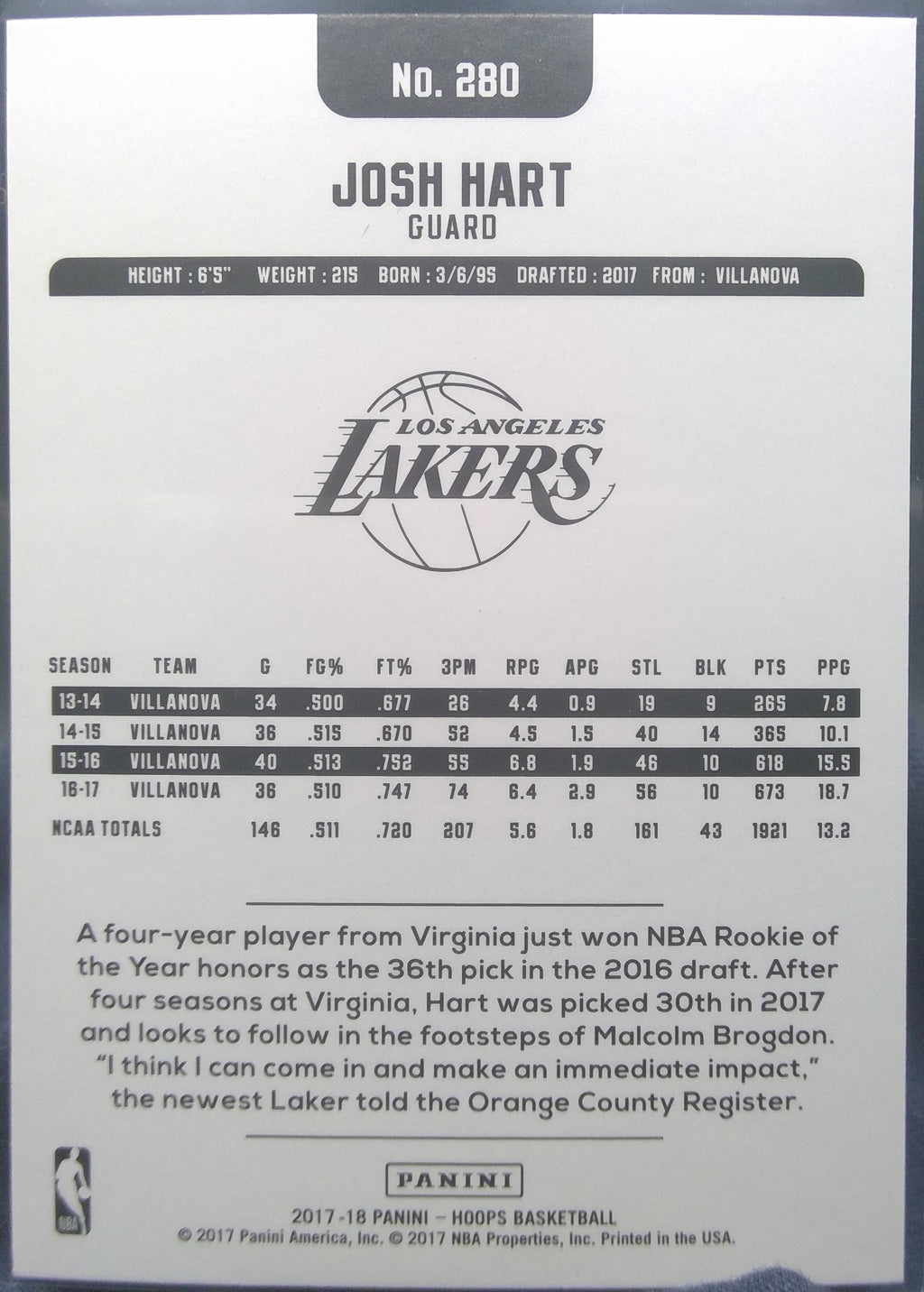 Josh Hart #280