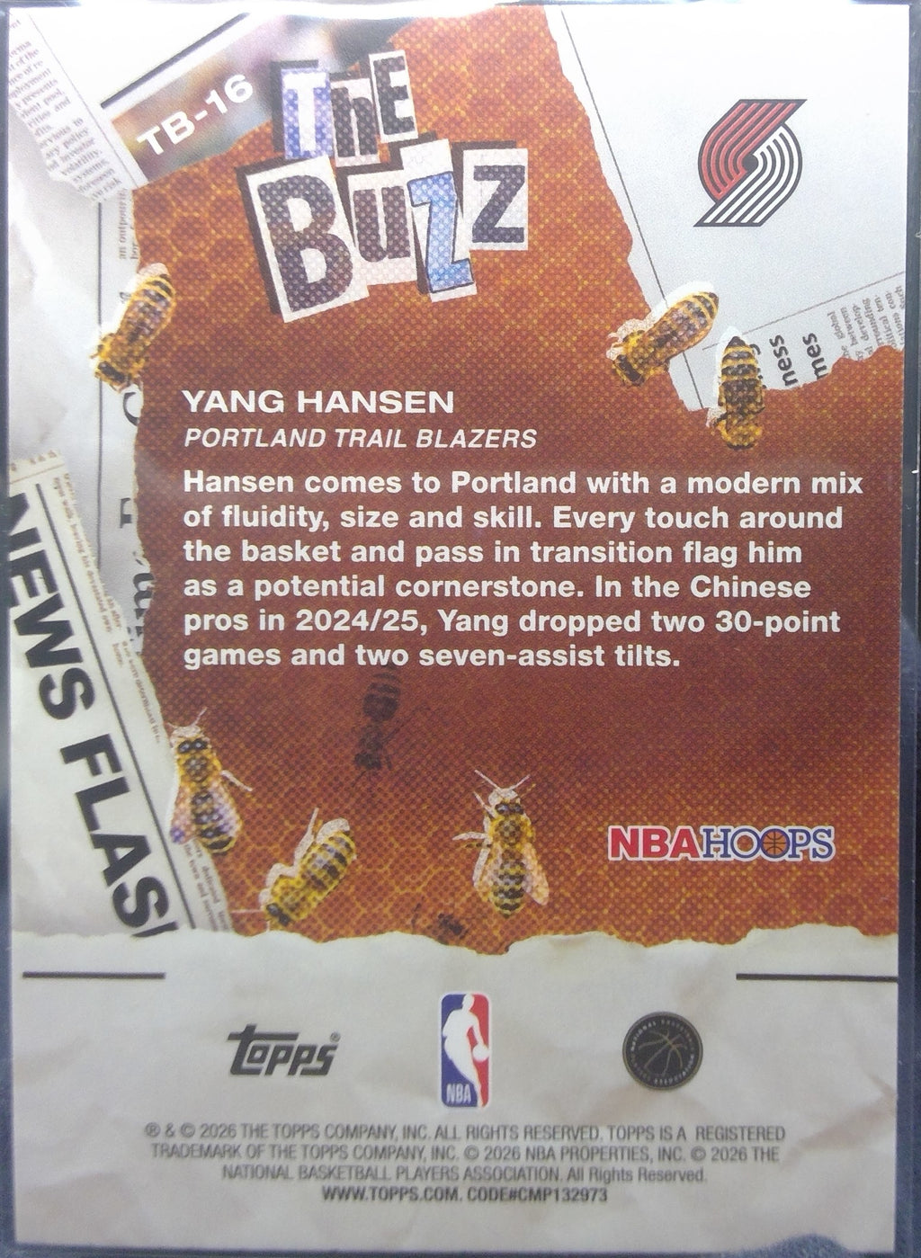 Yang Hansen #TB-16