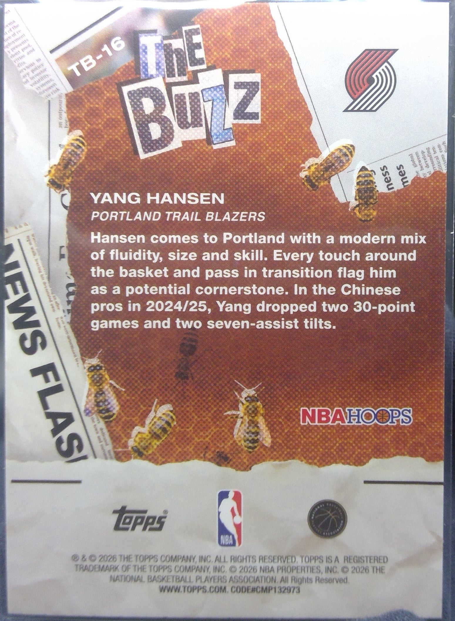 Yang Hansen #TB-16