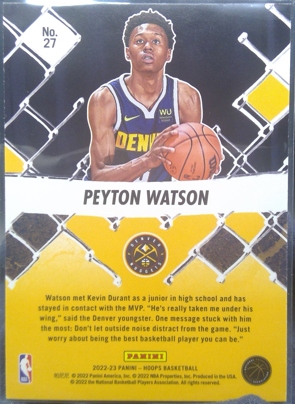 Peyton Watson #27