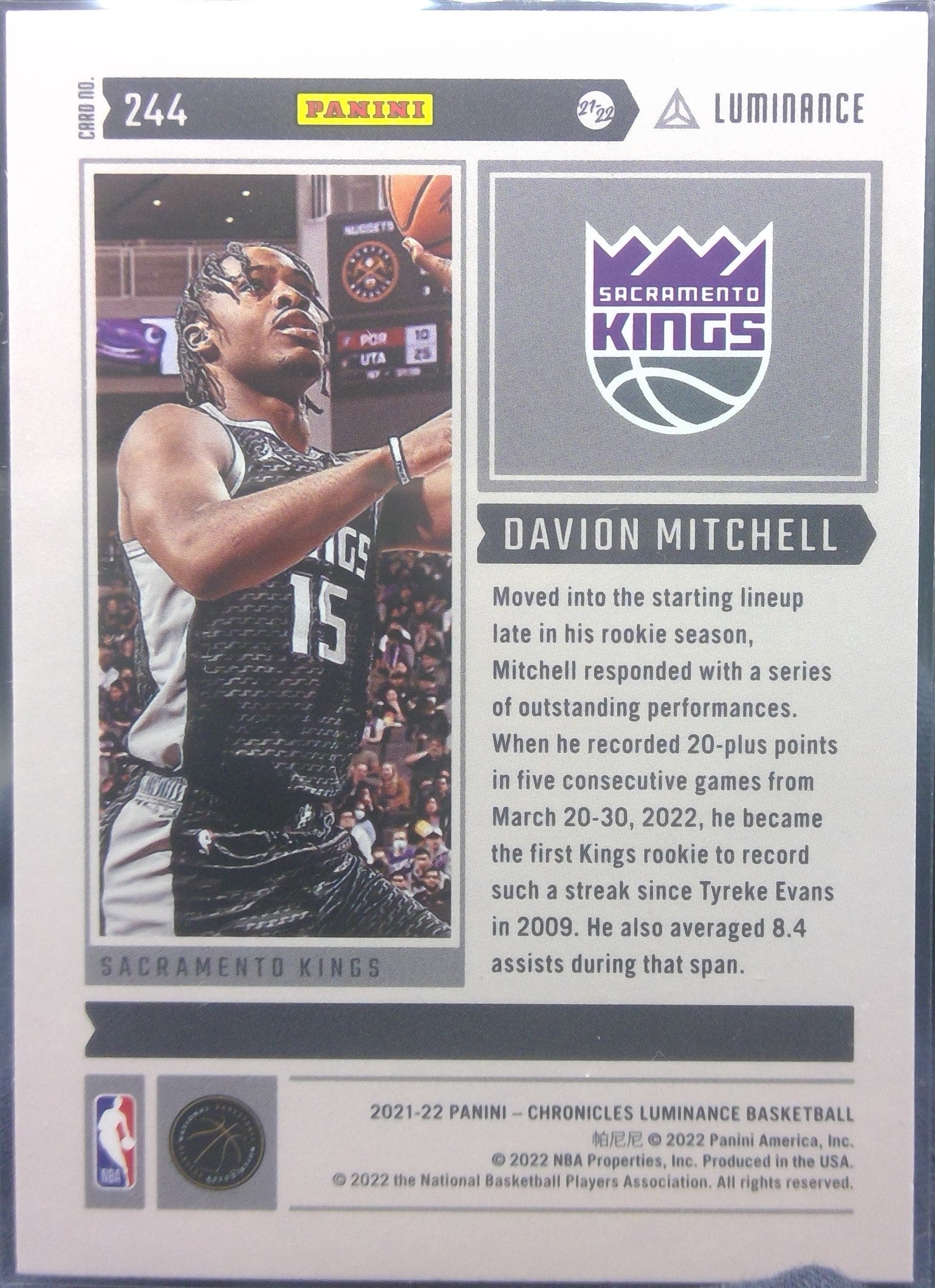 Davion Mitchell #244