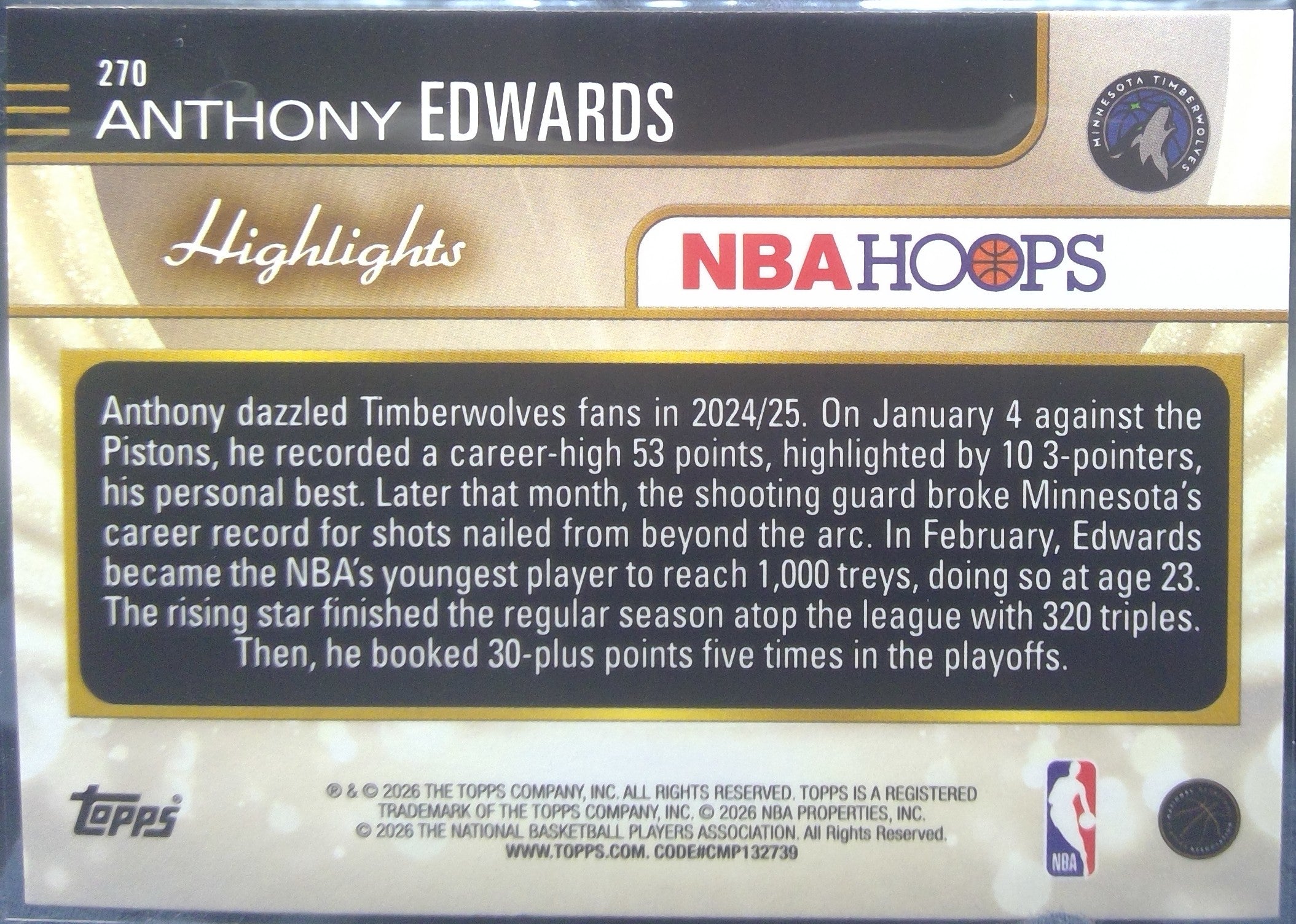 Anthony Edwards #270