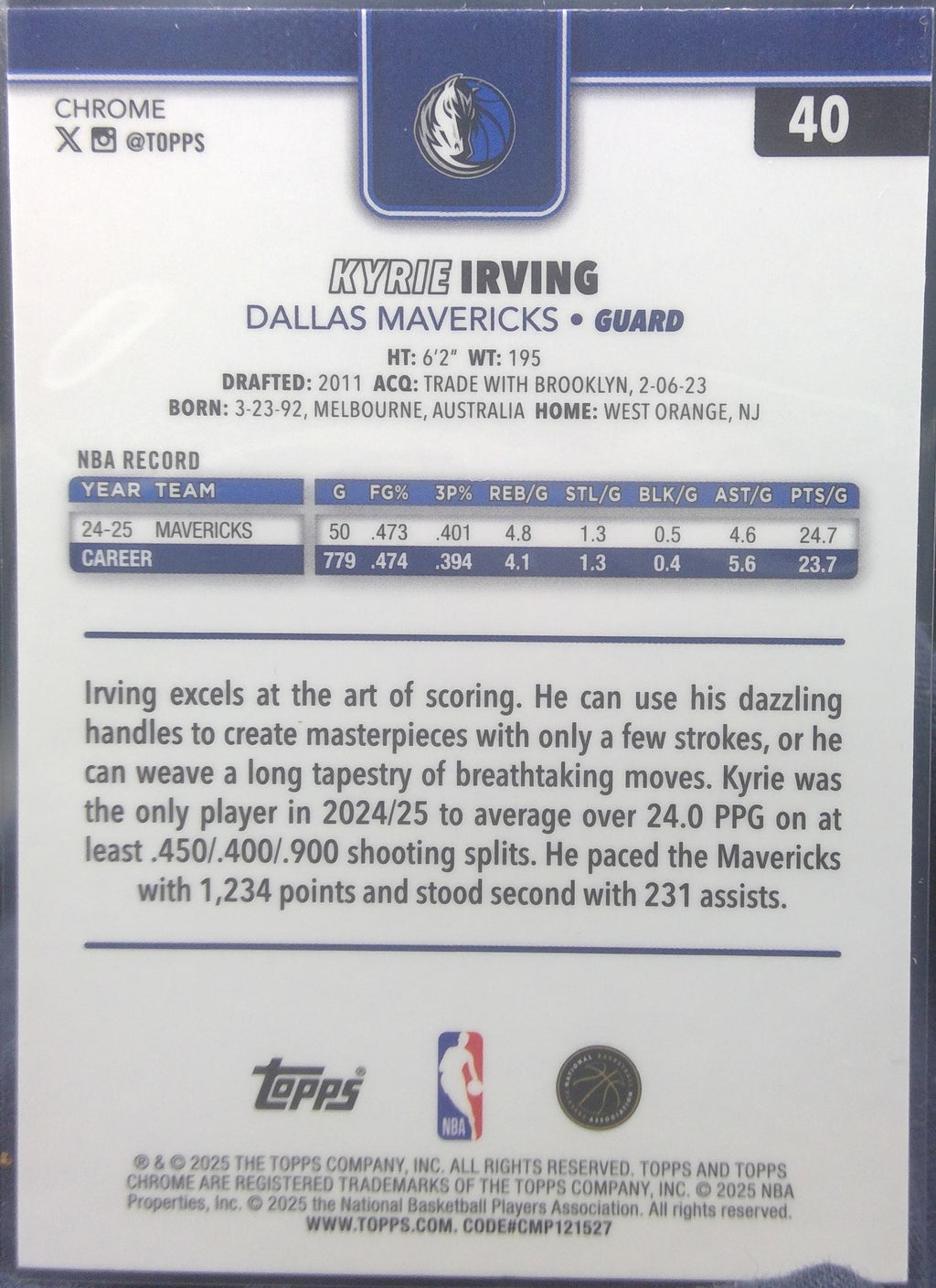 Kyrie Irving #40