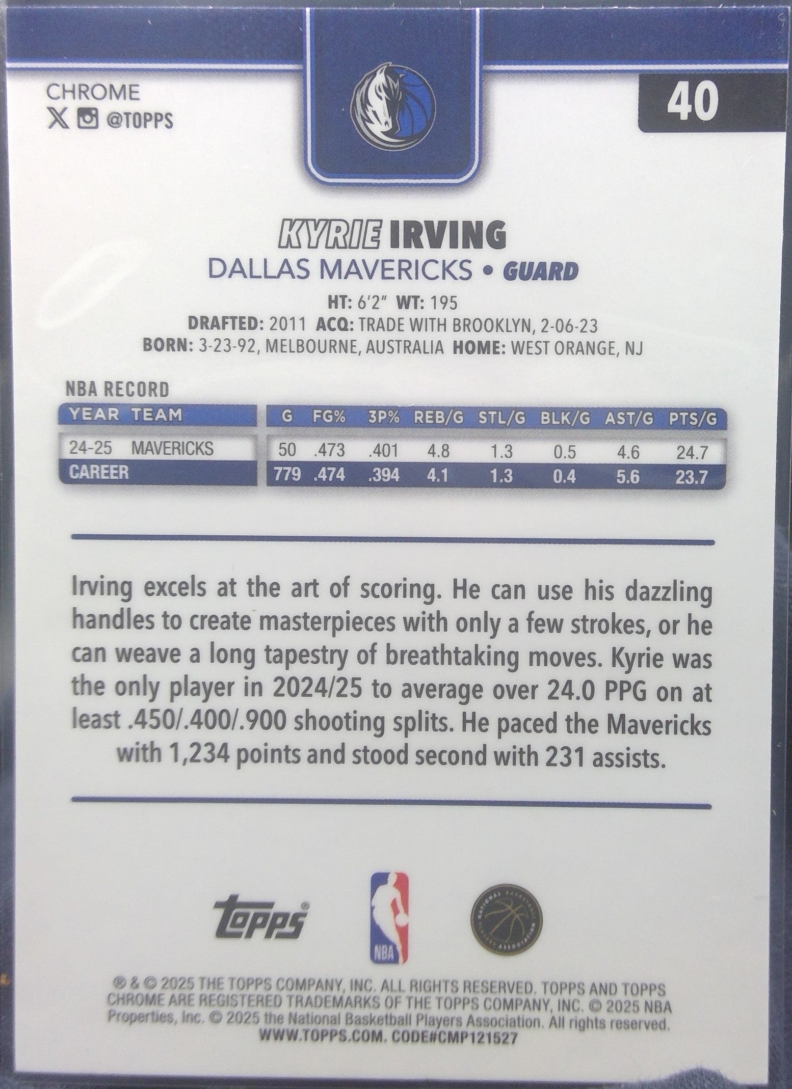 Kyrie Irving #40