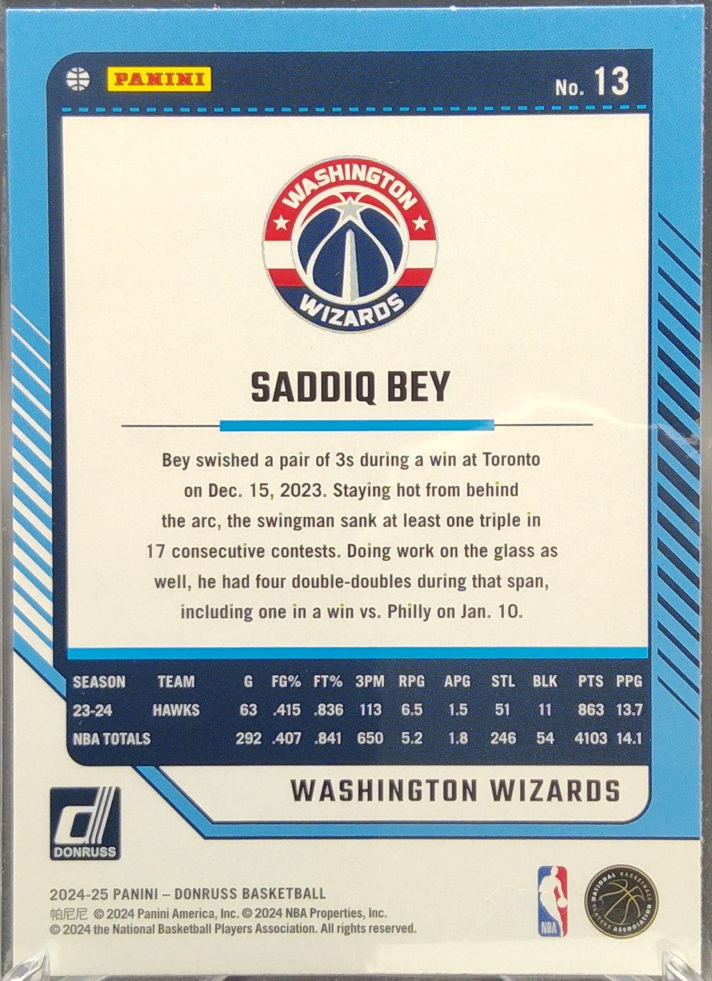 Saddiq Bey #13
