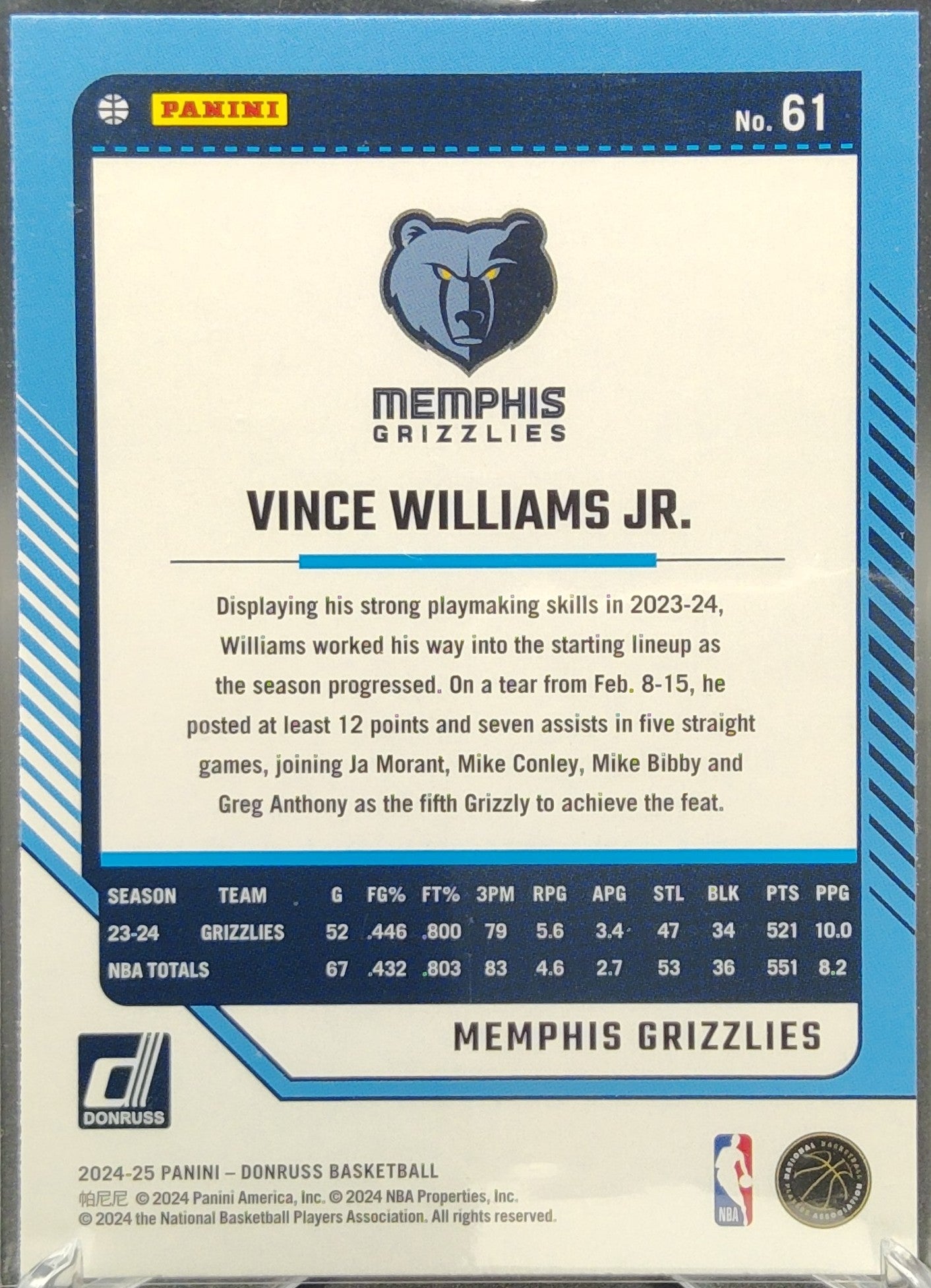 Vince Williams Jr. #61