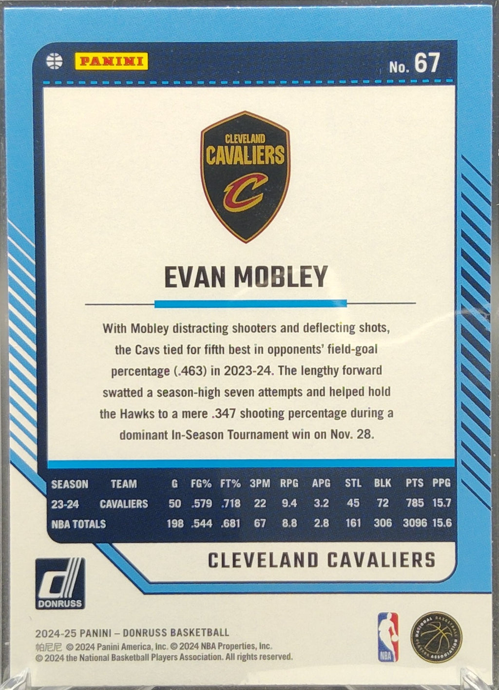 Evan Mobley #67