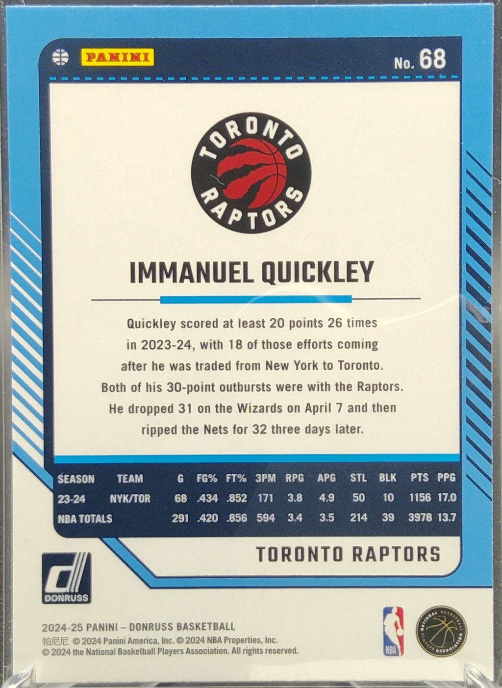 Immanuel Quickley #68
