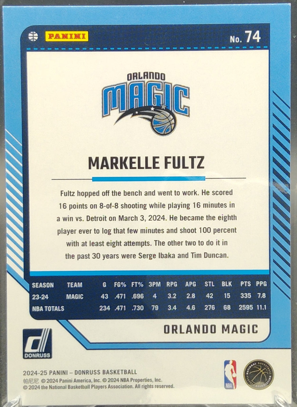Markelle Fultz #74