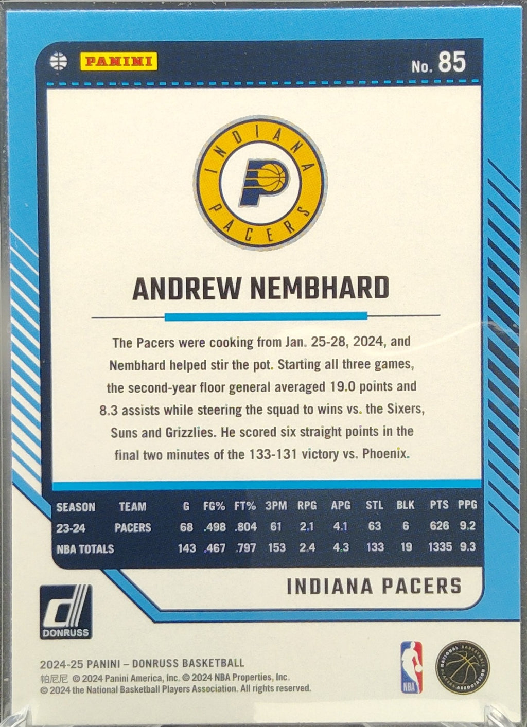 Andrew Nembhard #85