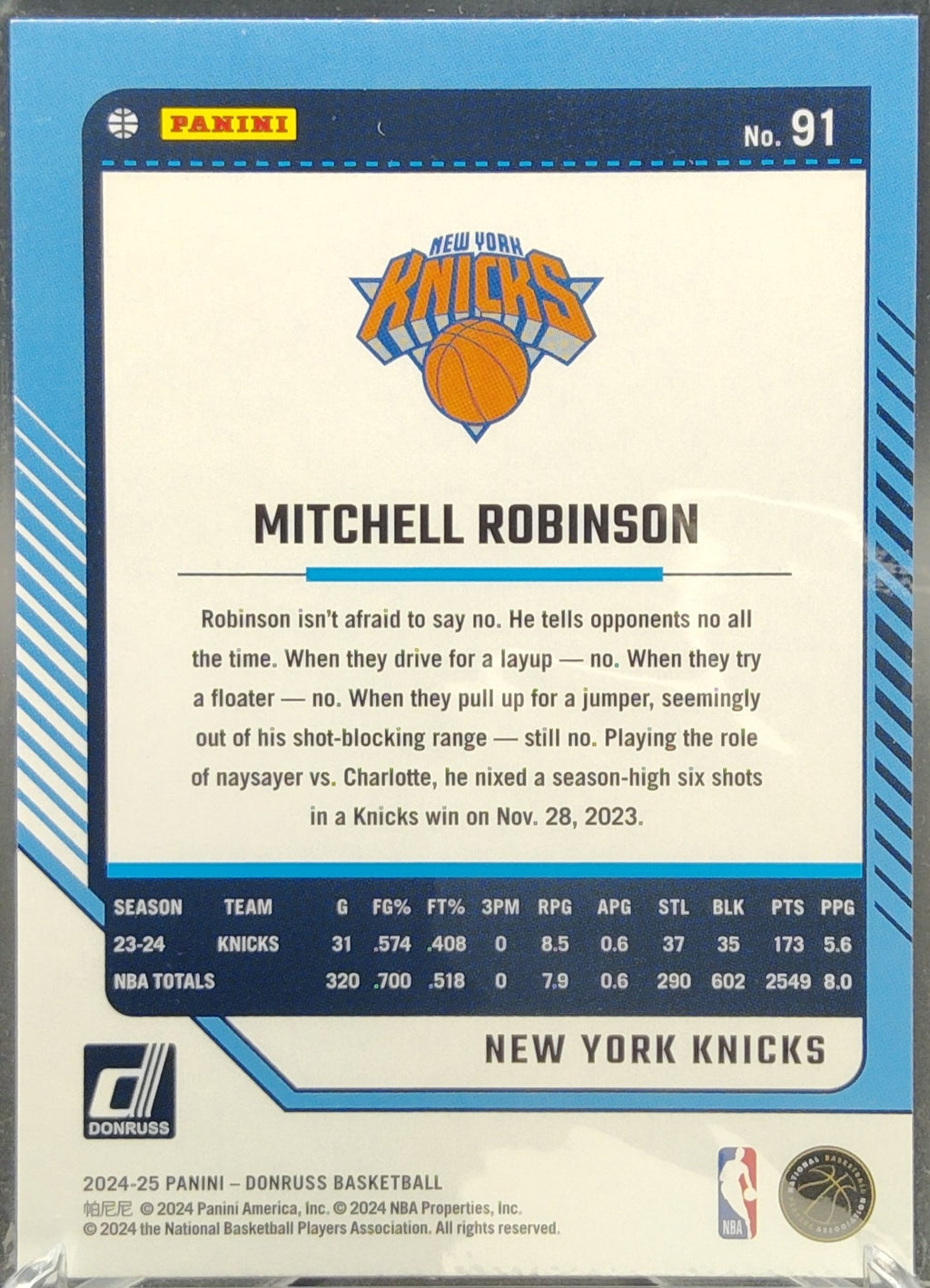 Mitchell Robinson #91