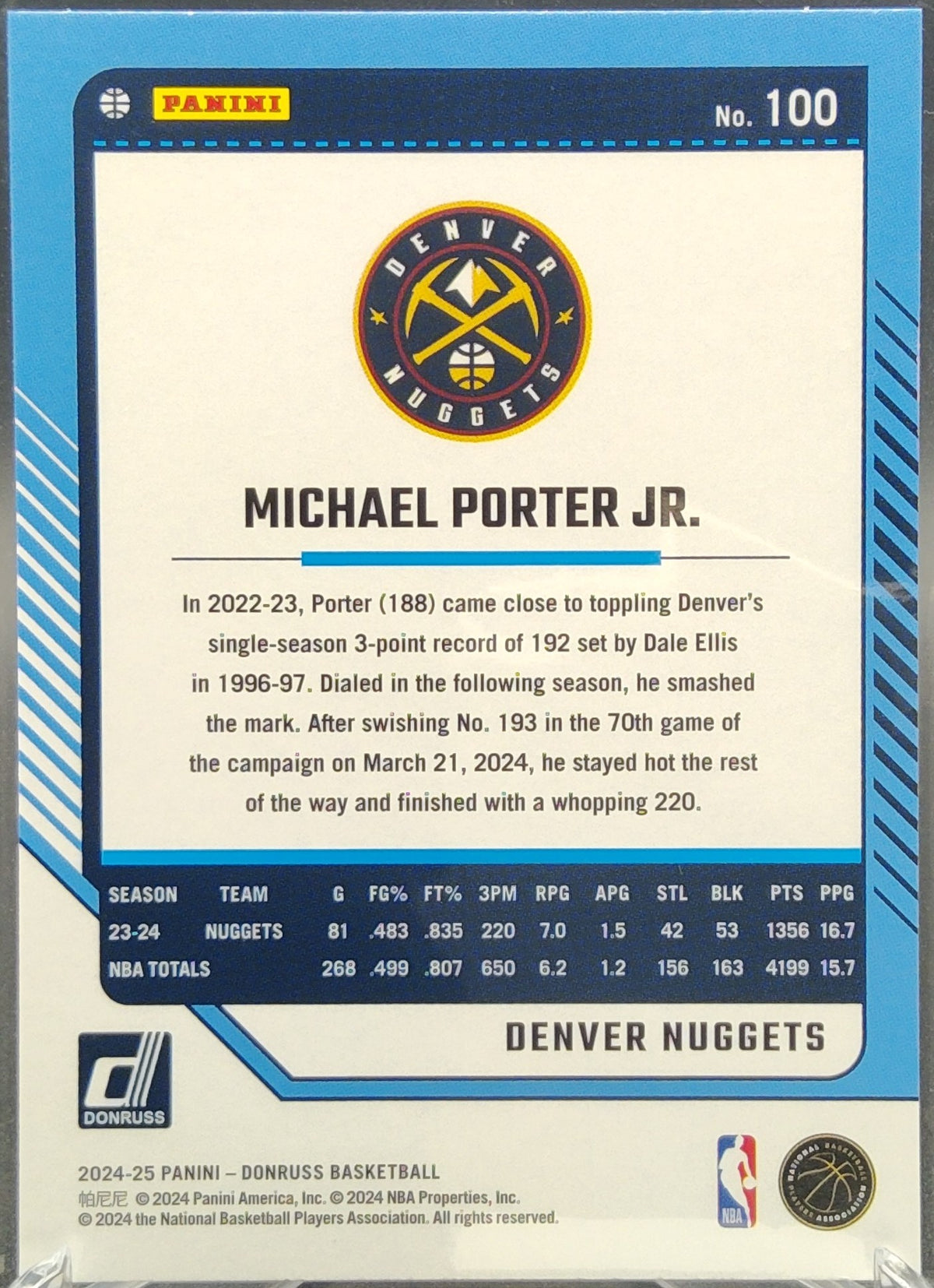 Michael Porter Jr. #100