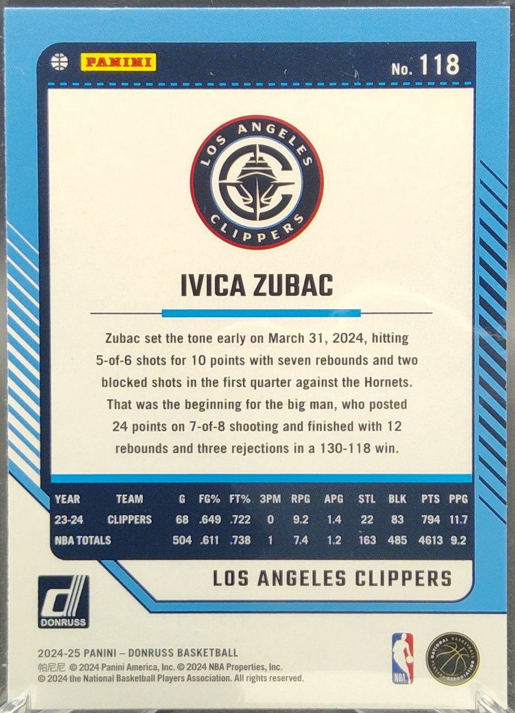 Ivica Zubac #118