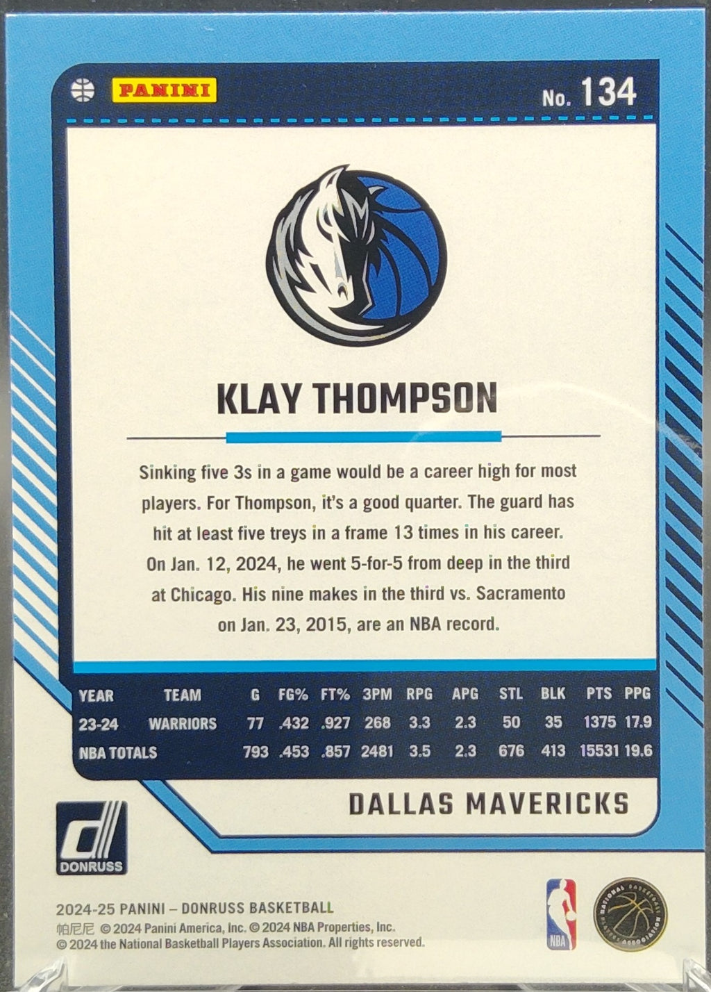 Klay Thompson #134