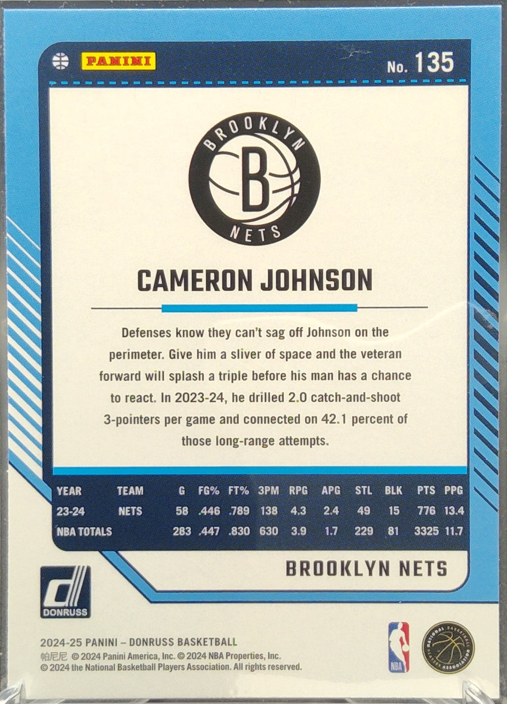 Cameron Johnson #135