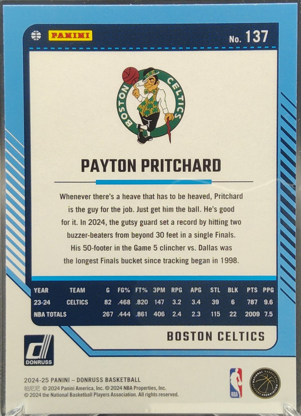 Payton Pritchard #137