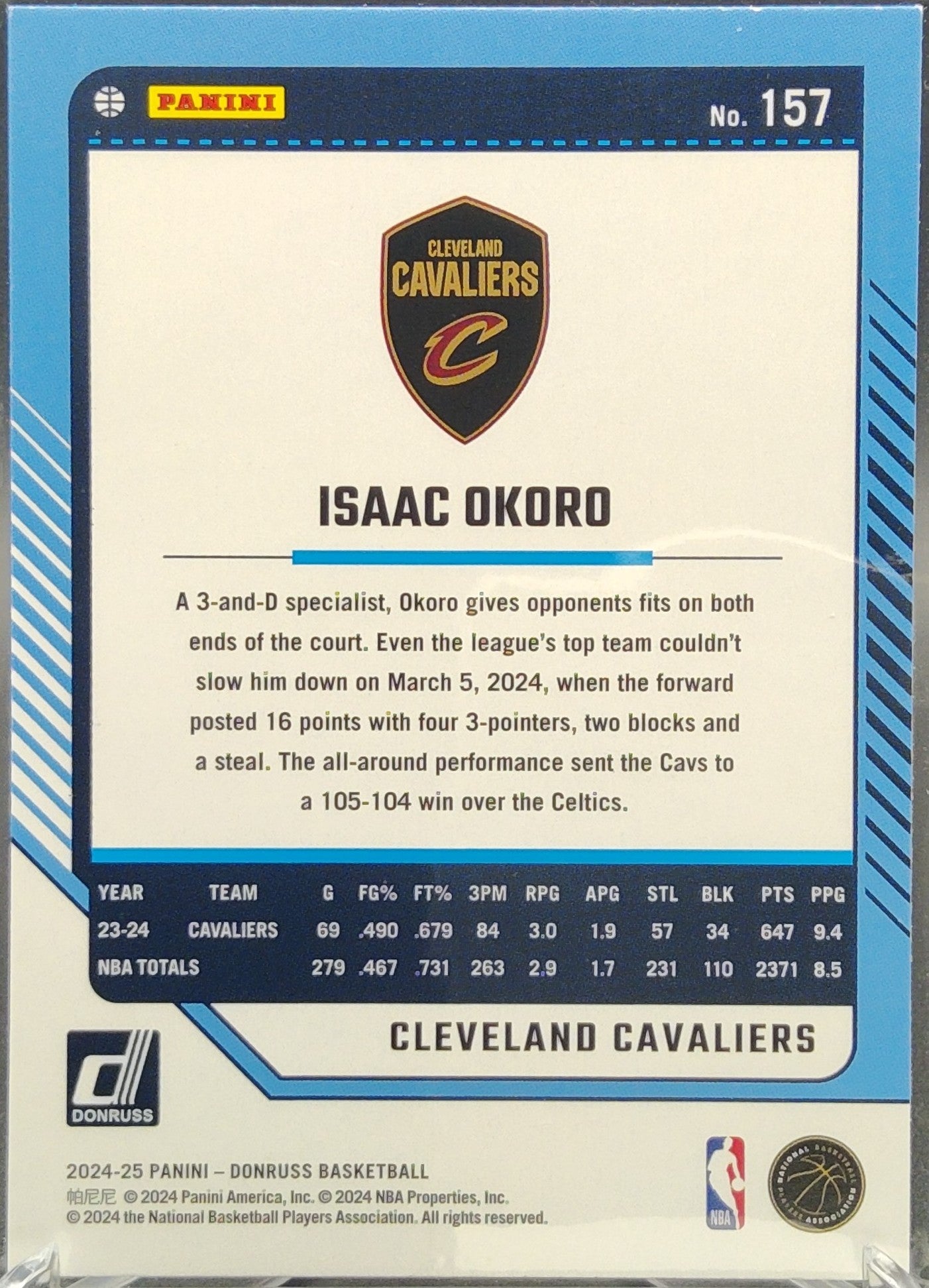 Isaac Okoro #157