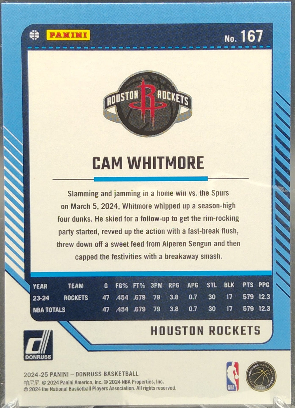 Cam Whitmore #167
