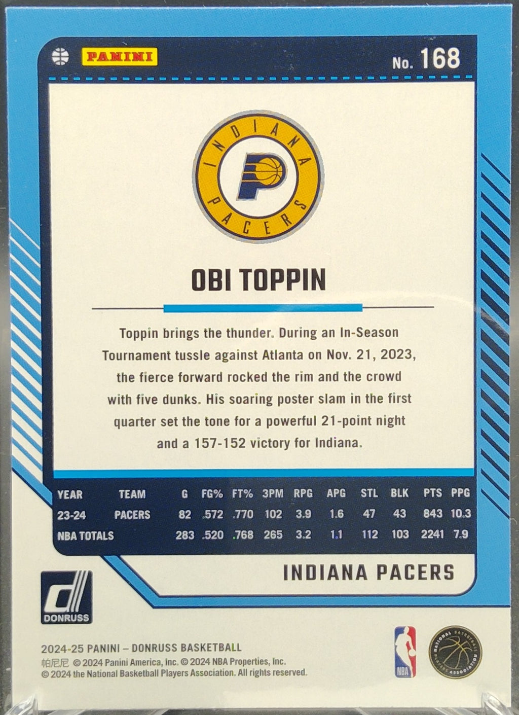 Obi Toppin #168