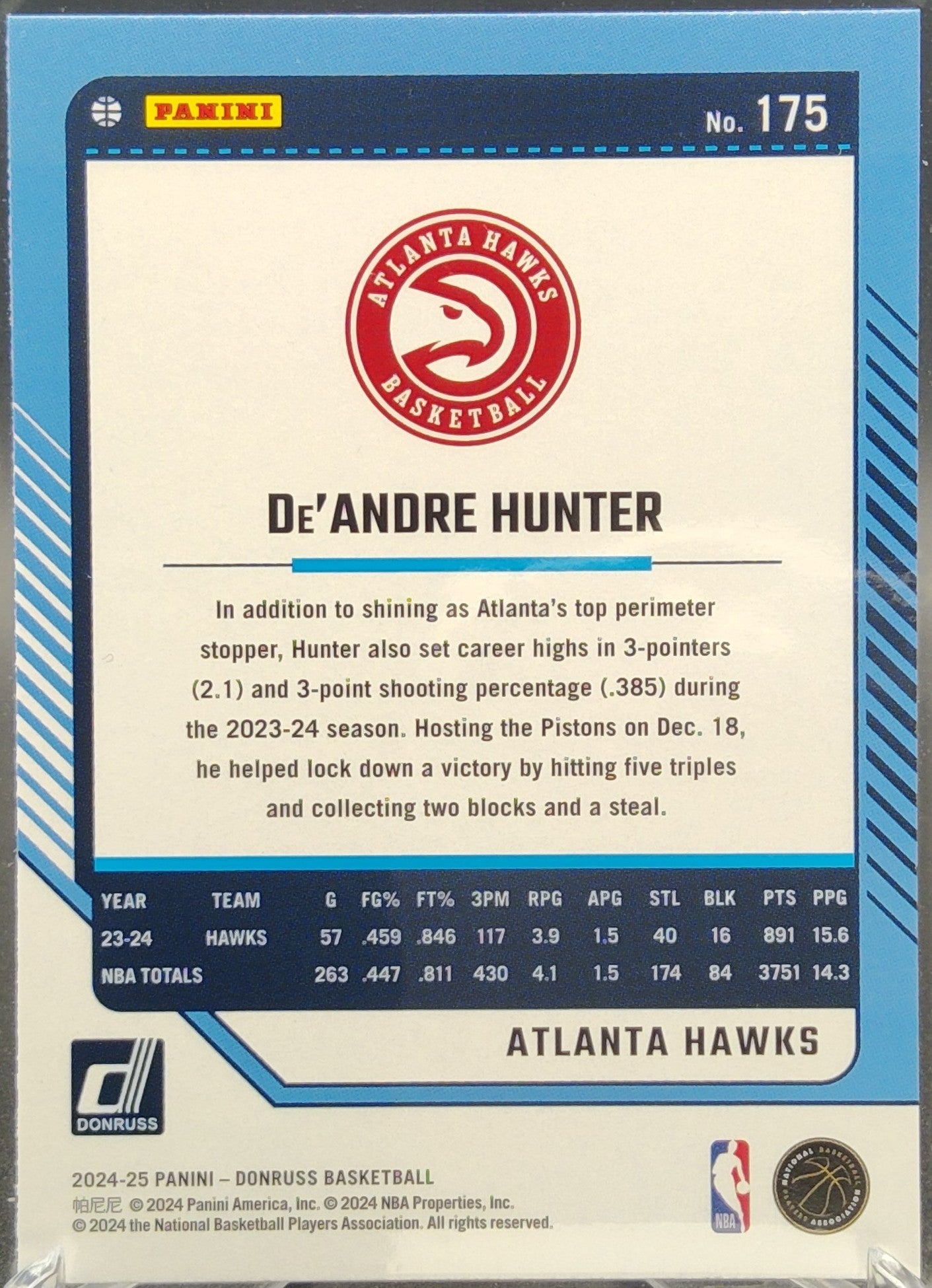 De'Andre Hunter #175