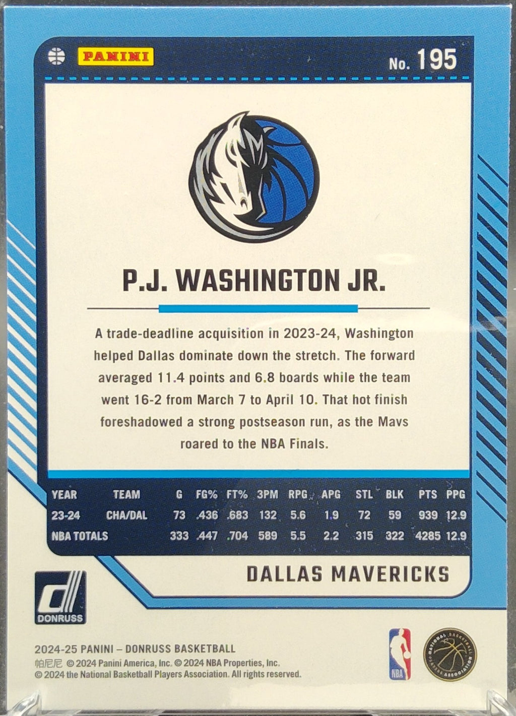 P.J. Washington Jr. #195