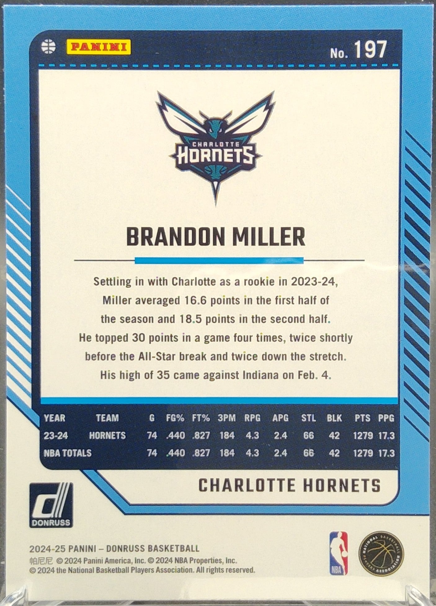 Brandon Miller #197