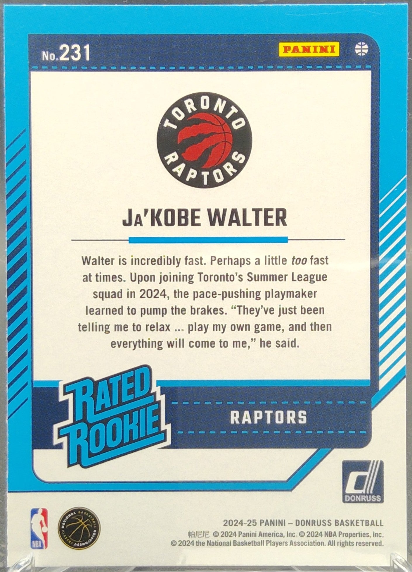 Ja'Kobe Walter #231