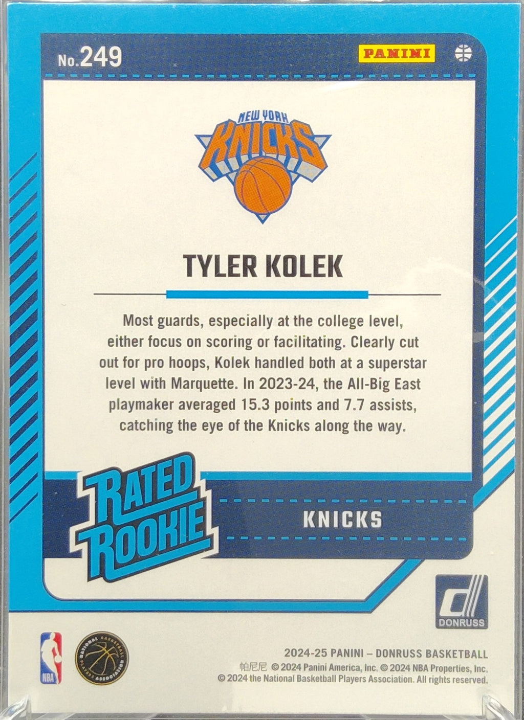 Tyler Kolek #249