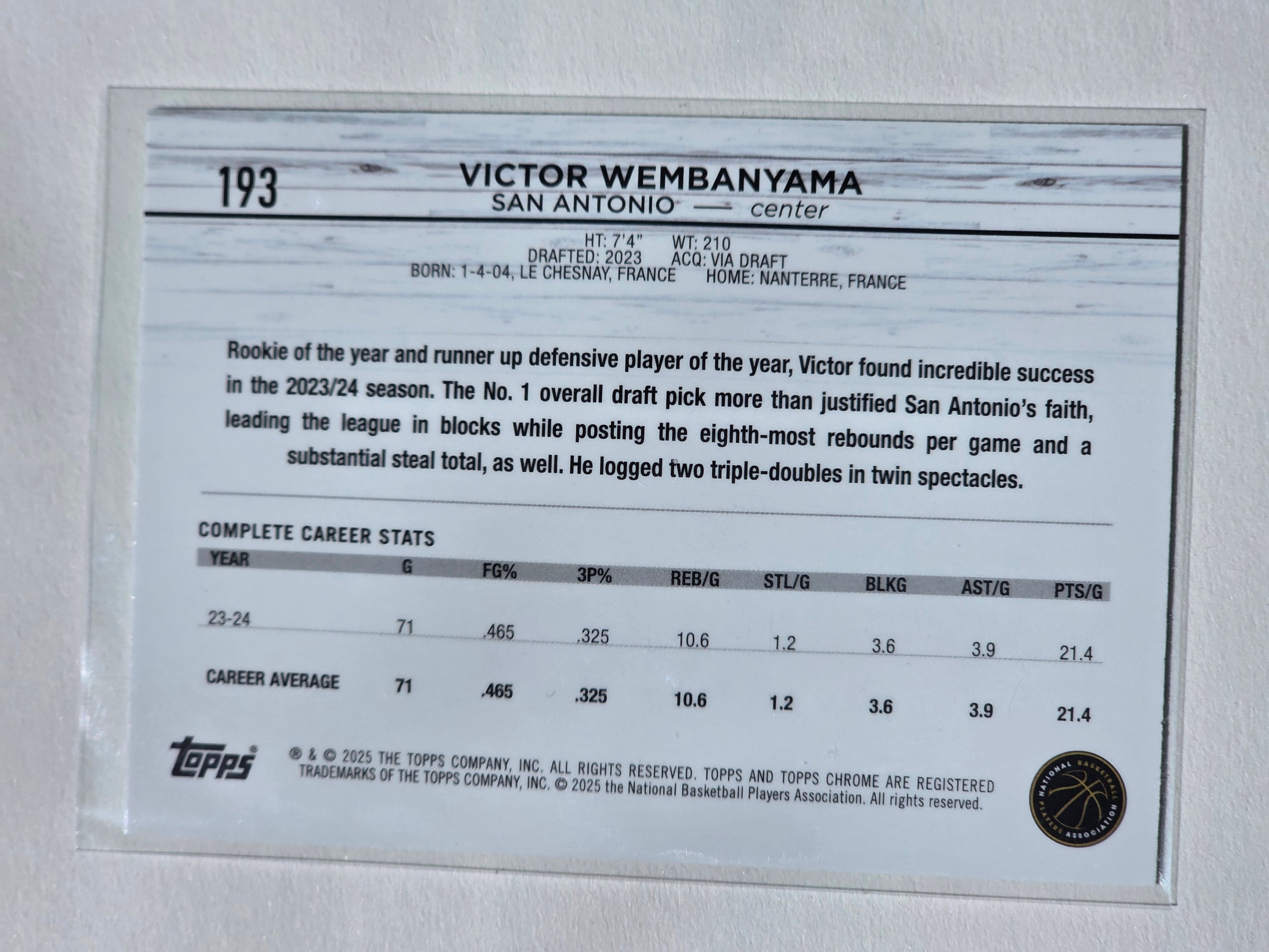 Victor Wembanyama #193