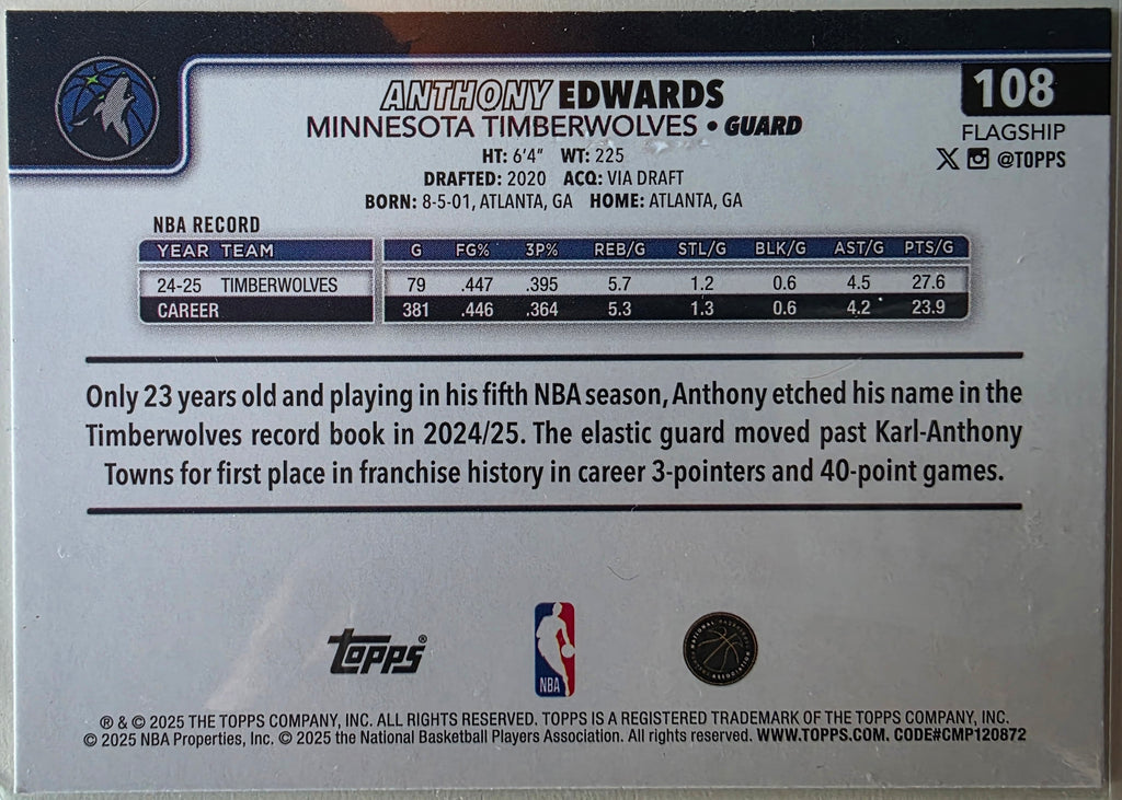 Anthony Edwards #108